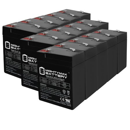 MIGHTY MAX BATTERY 6v 4000 mAh UPS Battery for Lithonia ELB06042 - 15PK MAX3427366